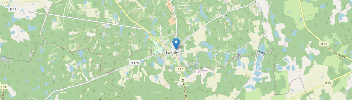 Sennely - Carte