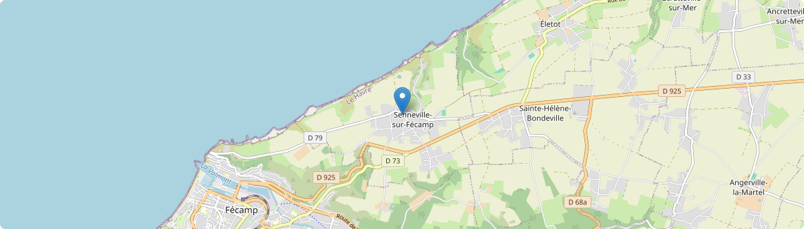 Senneville-sur-Fécamp - Carte