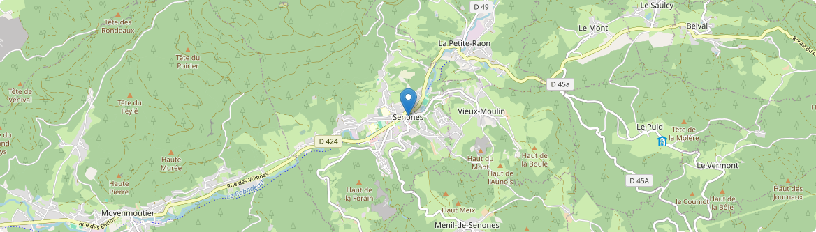 Senones - Carte