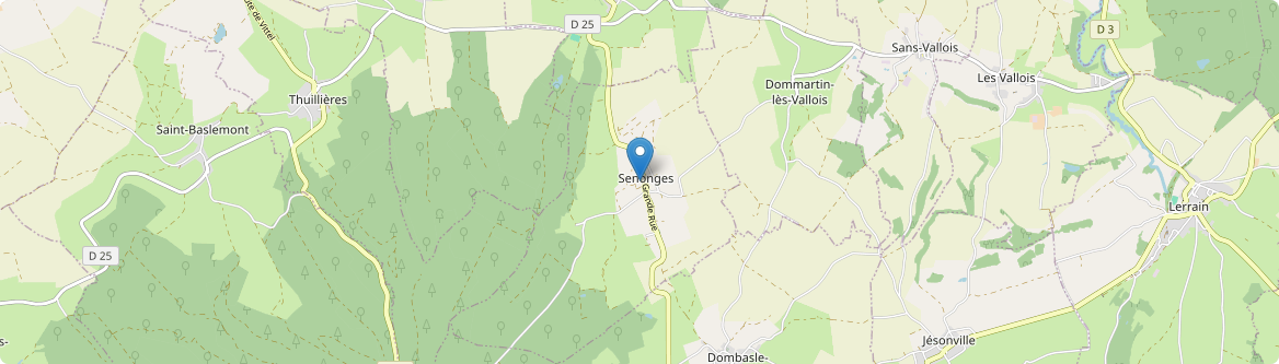 Senonges - Carte