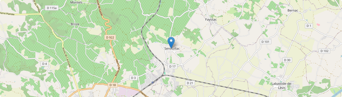 Senouillac - Carte