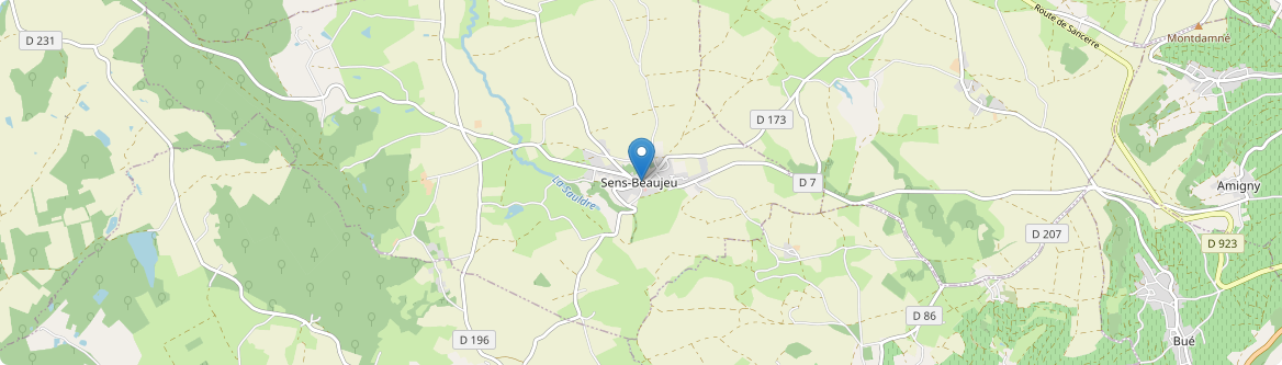 Sens-Beaujeu - Carte