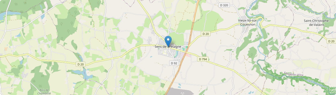 Sens-de-Bretagne - Carte