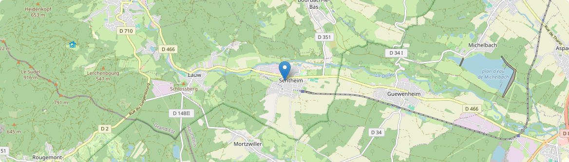 Sentheim - Carte