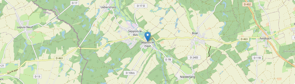 Seppois-le-Haut - Carte