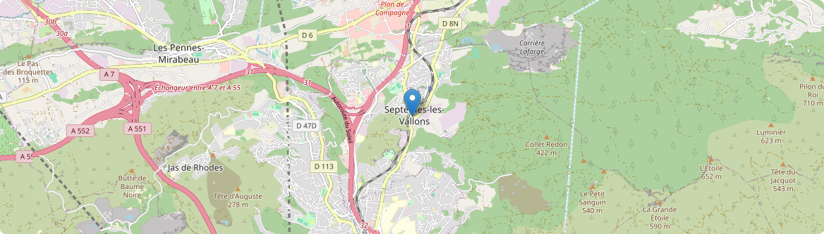 Septèmes-les-Vallons - Carte