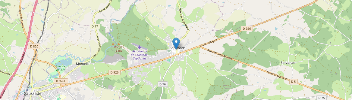 Septfonds - Carte