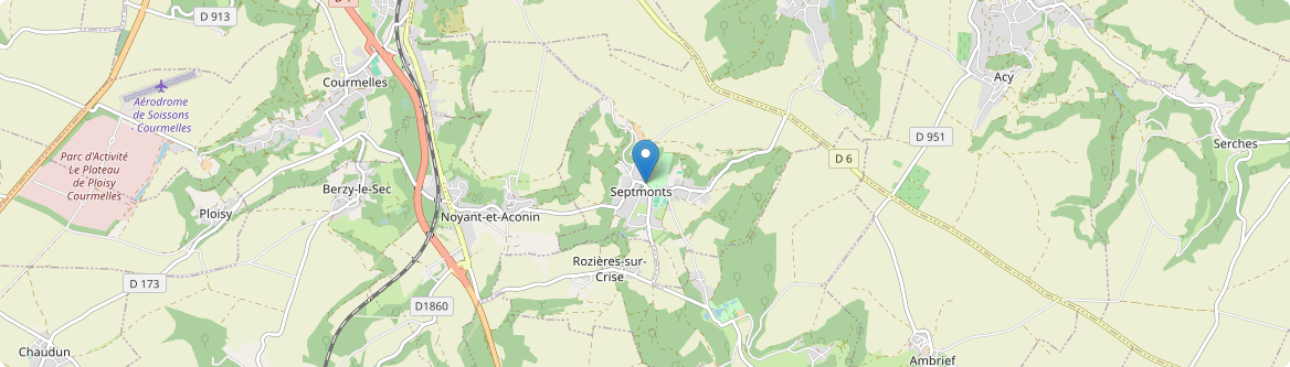 Septmonts - Carte