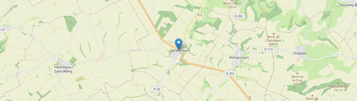 Seraincourt - Carte