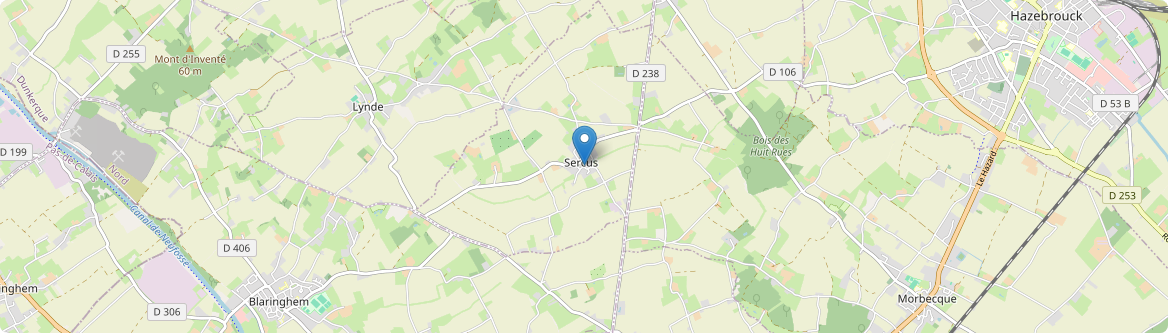 Sercus - Carte