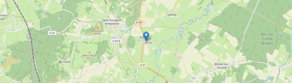 Sercy - Carte