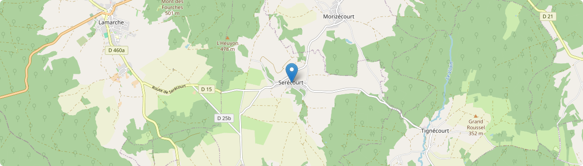 Serécourt - Carte