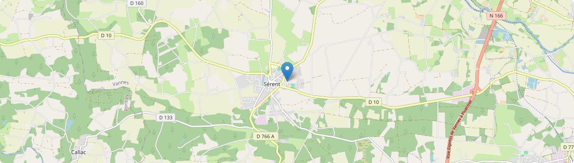 Sérent - Carte