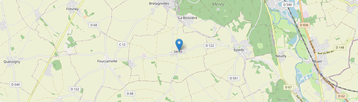Serez - Carte