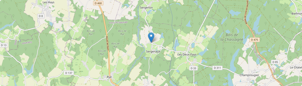 Sergenaux - Carte