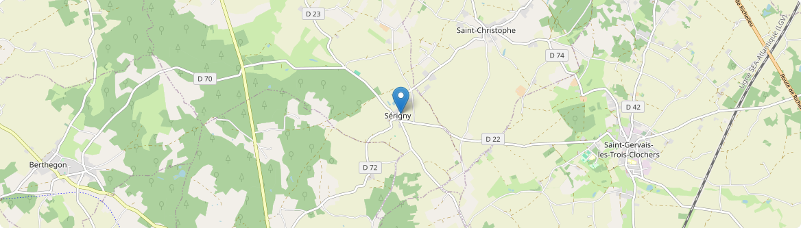 Sérigny - Carte
