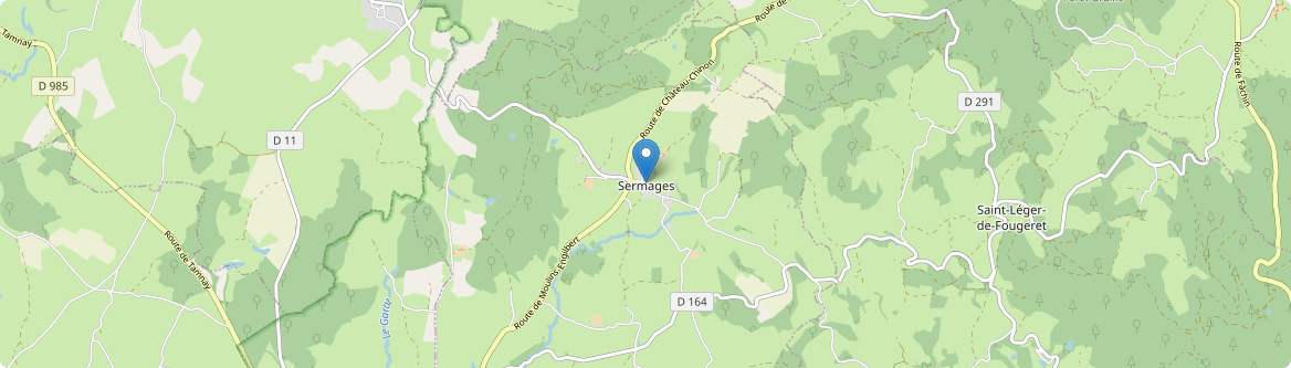 Sermages - Carte