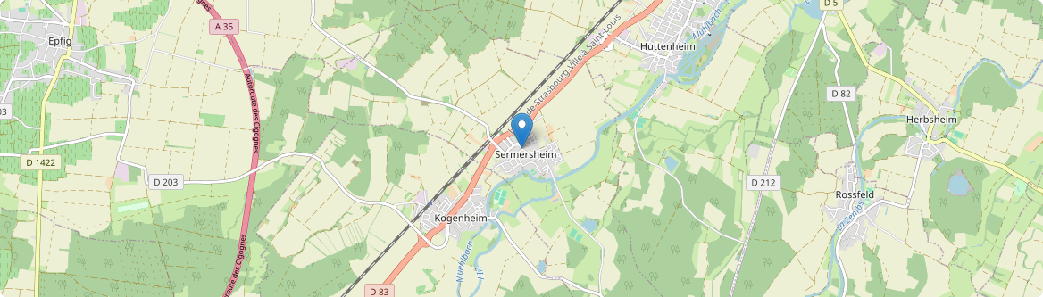Sermersheim - Carte