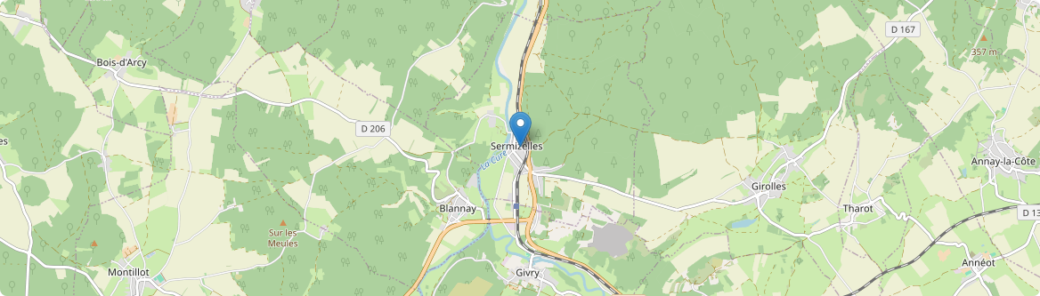 Sermizelles - Carte