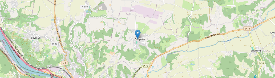 Serpaize - Carte