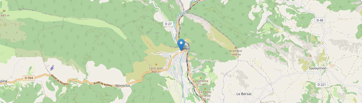 Serres - Carte