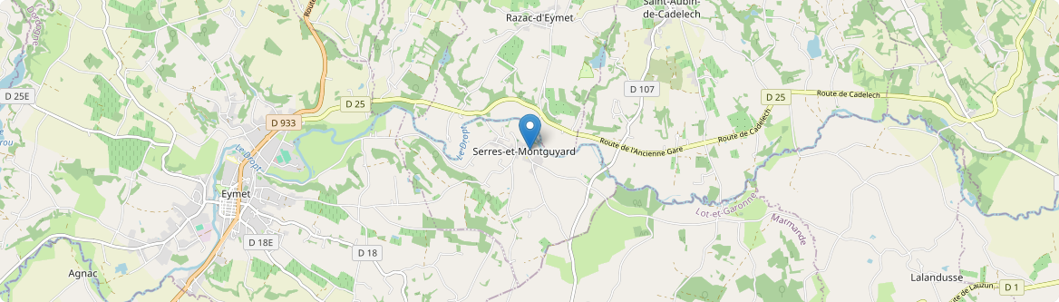 Serres-et-Montguyard - Carte