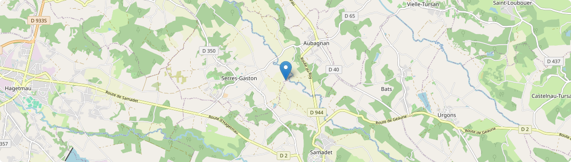 Serres-Gaston - Carte