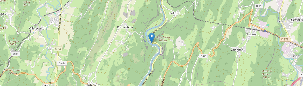 Serrières-sur-Ain - Carte