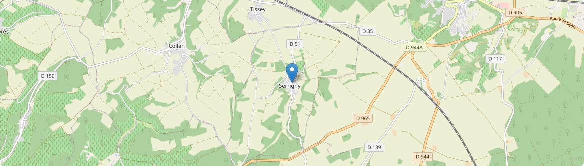 Serrigny - Carte