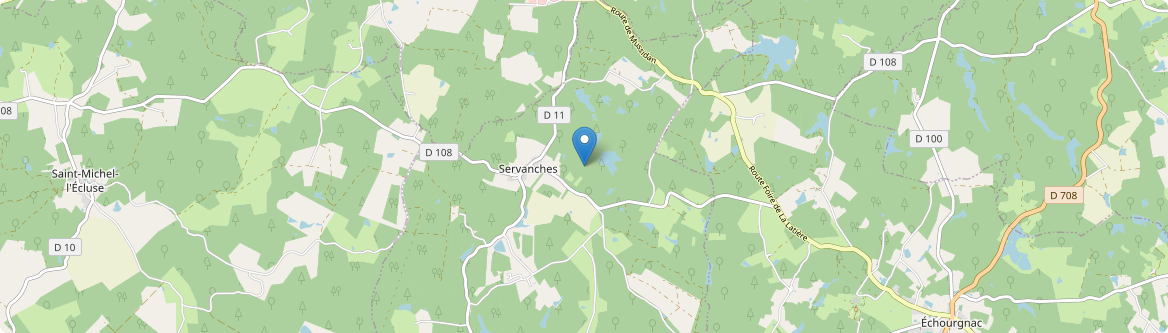 Servanches - Carte