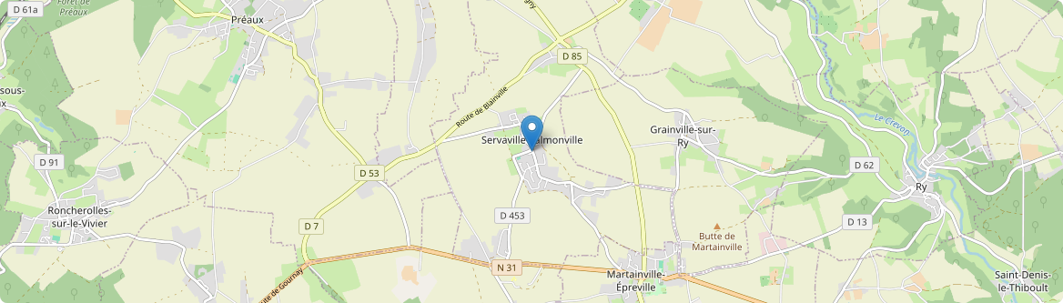 Servaville-Salmonville - Carte
