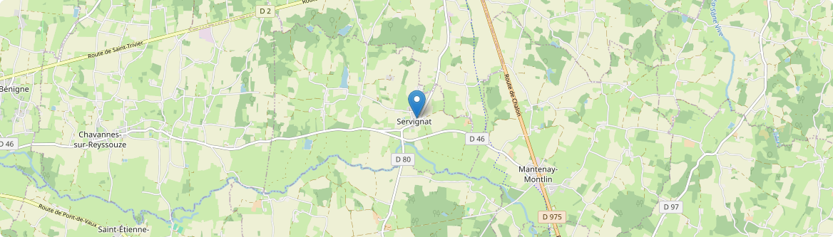 Servignat - Carte