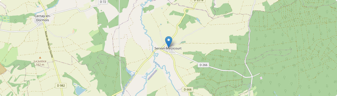Servon-Melzicourt - Carte