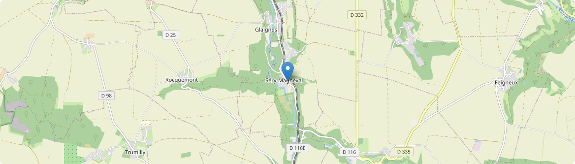 Séry-Magneval - Carte