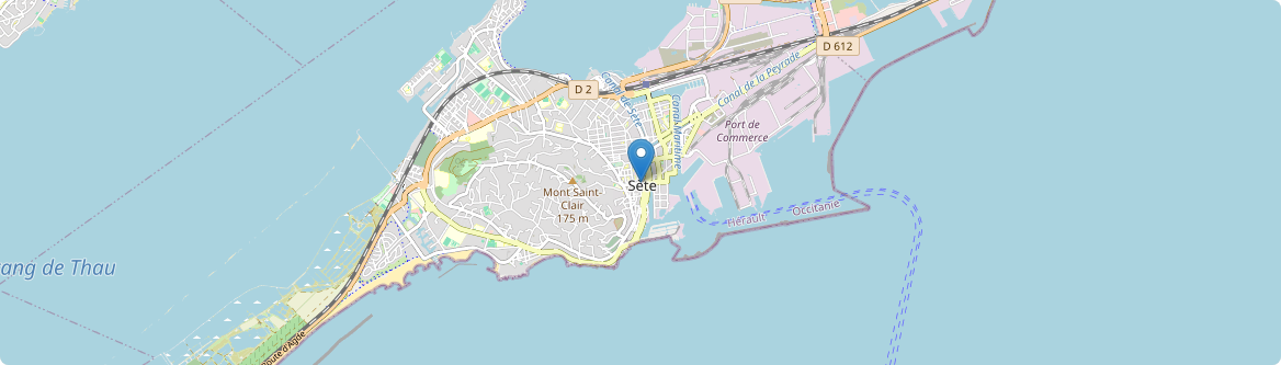 Sète - Carte