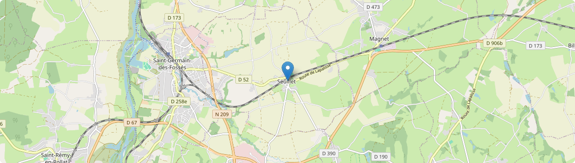 Seuillet - Carte