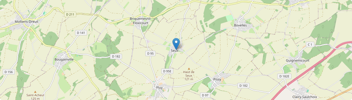 Seux - Carte