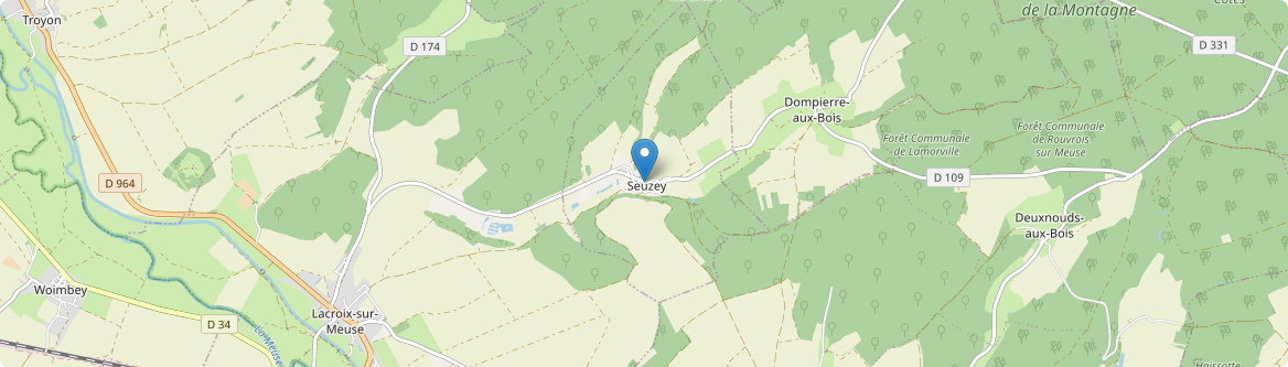 Seuzey - Carte