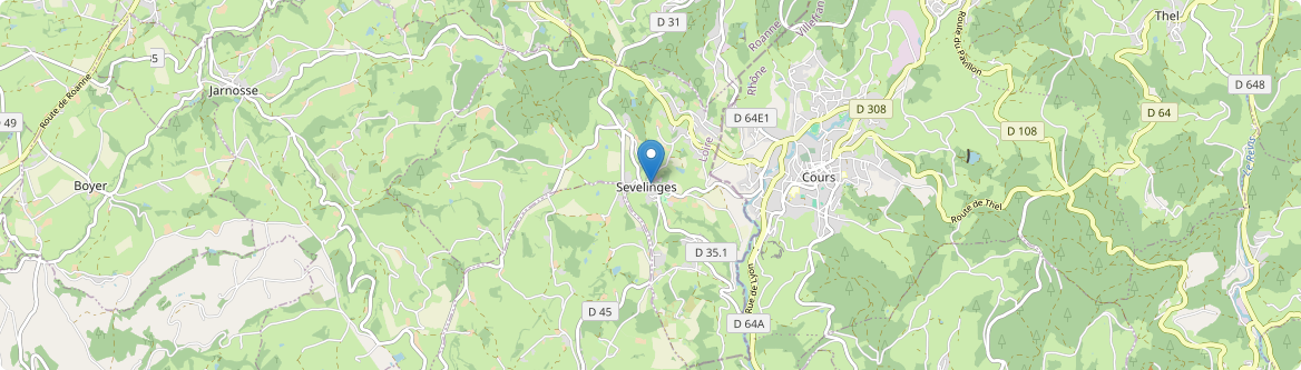 Sevelinges - Carte