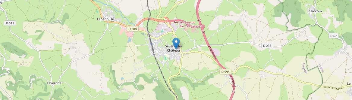 Sévérac d'Aveyron - Carte
