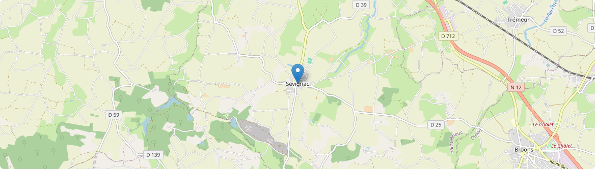 Sévignac - Carte