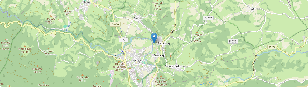 Sévignacq-Meyracq - Carte