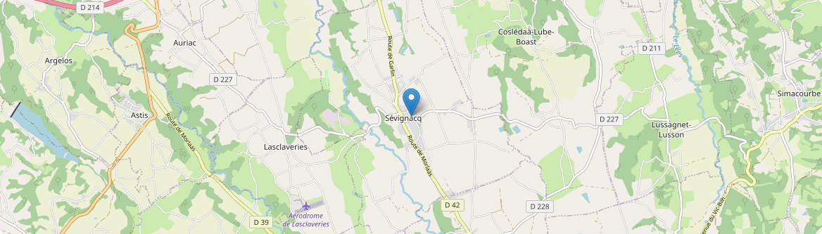 Sévignacq - Carte