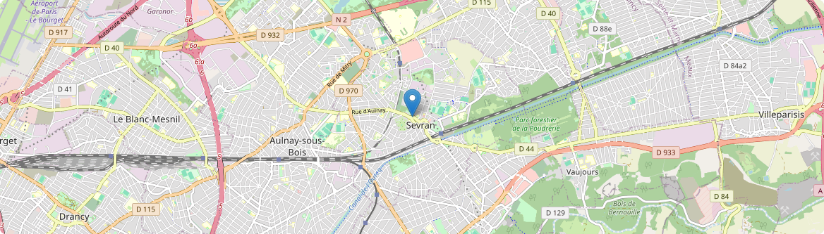 Sevran - Carte