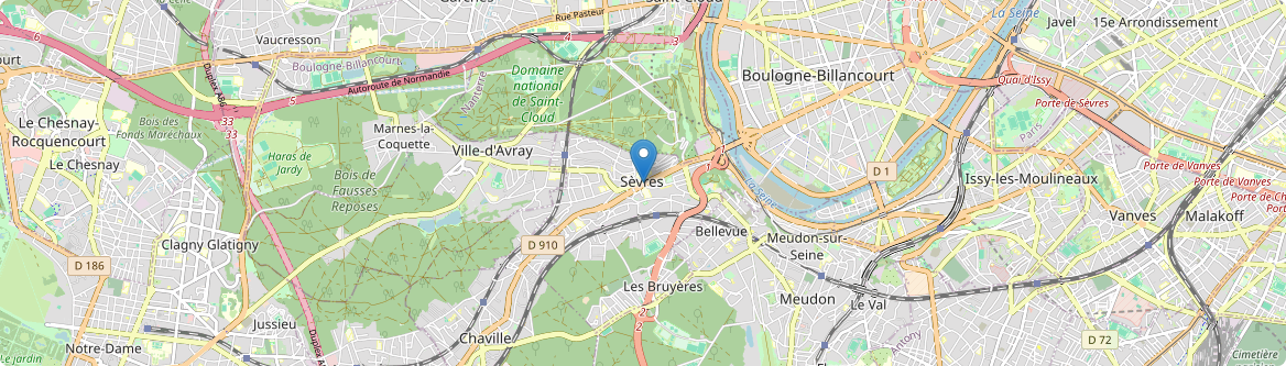 Sèvres - Carte