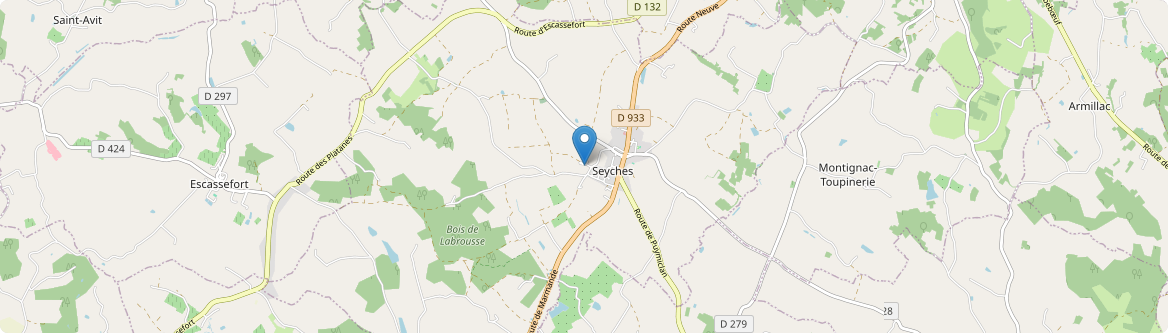 Seyches - Carte