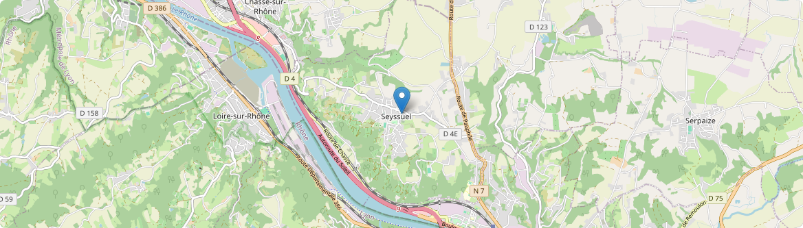 Seyssuel - Carte