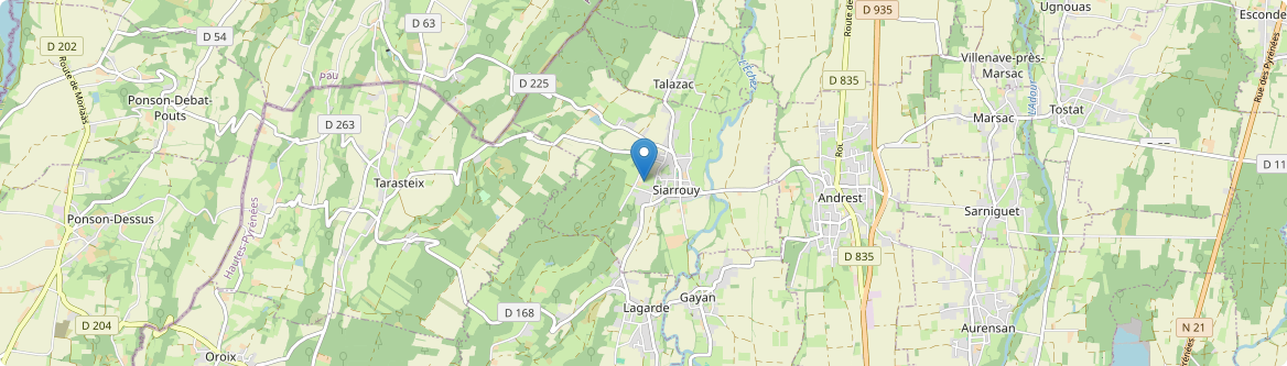 Siarrouy - Carte