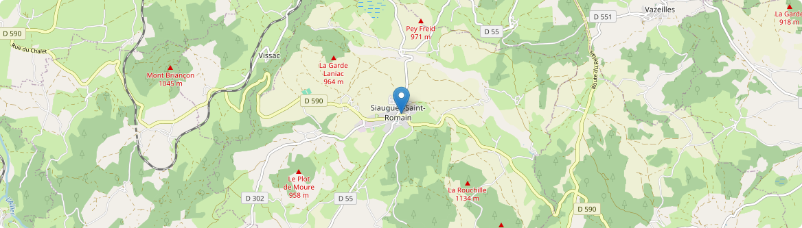 Siaugues-Sainte-Marie - Carte