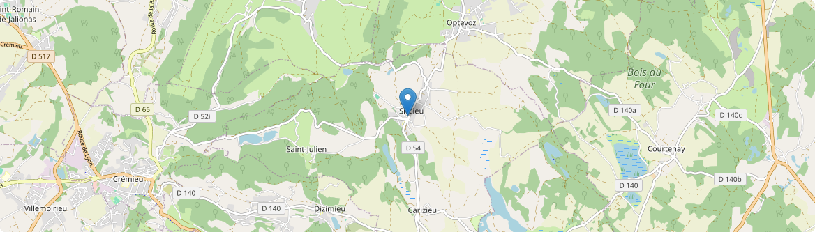 Siccieu-Saint-Julien-et-Carisieu - Carte